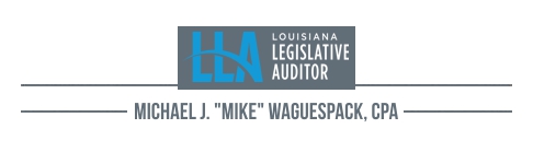 Office of the Louisiana Legislative Auditor, Michael J. 